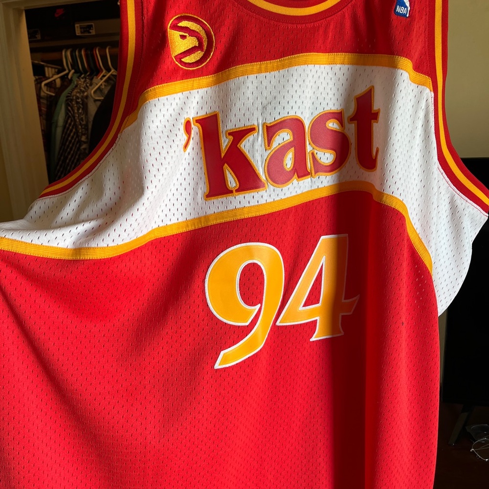 Mitchell & Ness x Bleacher Report x Oukast Atlanta Hawks Remix Jersey